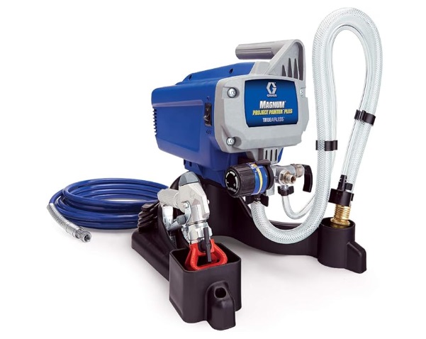 PULVERIZADOR DE PINTURA GRACO MAGNUM 257025 C/SOPORTE CAP.5GL 2.800PSI MANG 1/4" x 7.6MT 110V 7AMP REF. 257025 GRACO