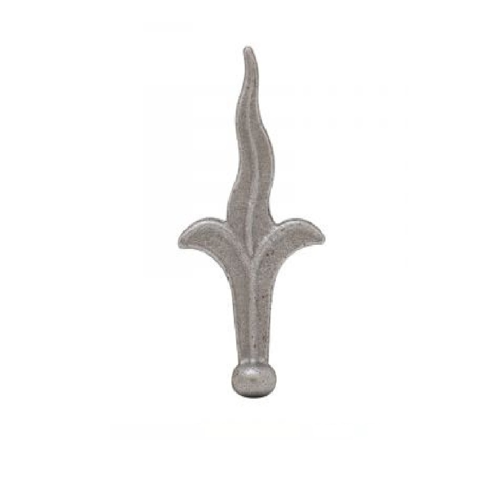 PUNTA DE LANZA ORNAMENTAL 20 X 70 X 130 MM HIERRO REF. 126/B/4 MARCA FORJAS ORNAMENTALES