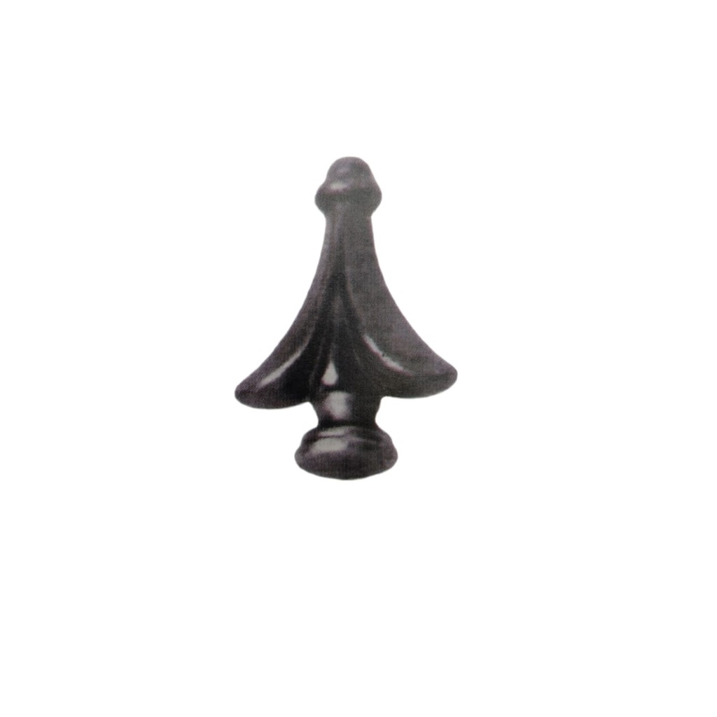 PUNTA DE LANZA ORNAMENTAL 25 X 64 X 125 MM HIERRO REF. 126/B/7 MARCA FORJAS ORNAMENTALES