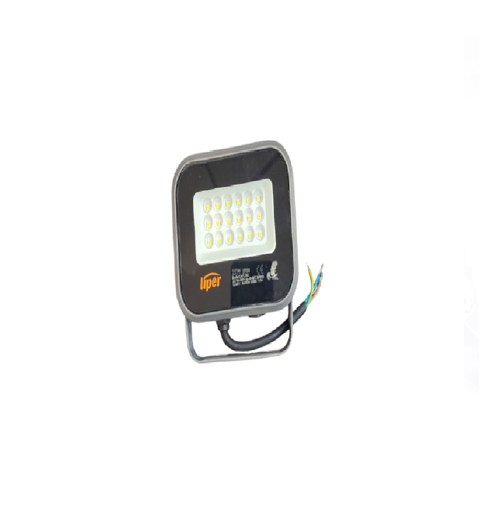 REFLECTOR LED 30 W 6500 K 3000 LM 100 - 240 V IP66 C/ NEGRO - GRIS REF. LPFL-30BT02 / LPFL30A LIPER