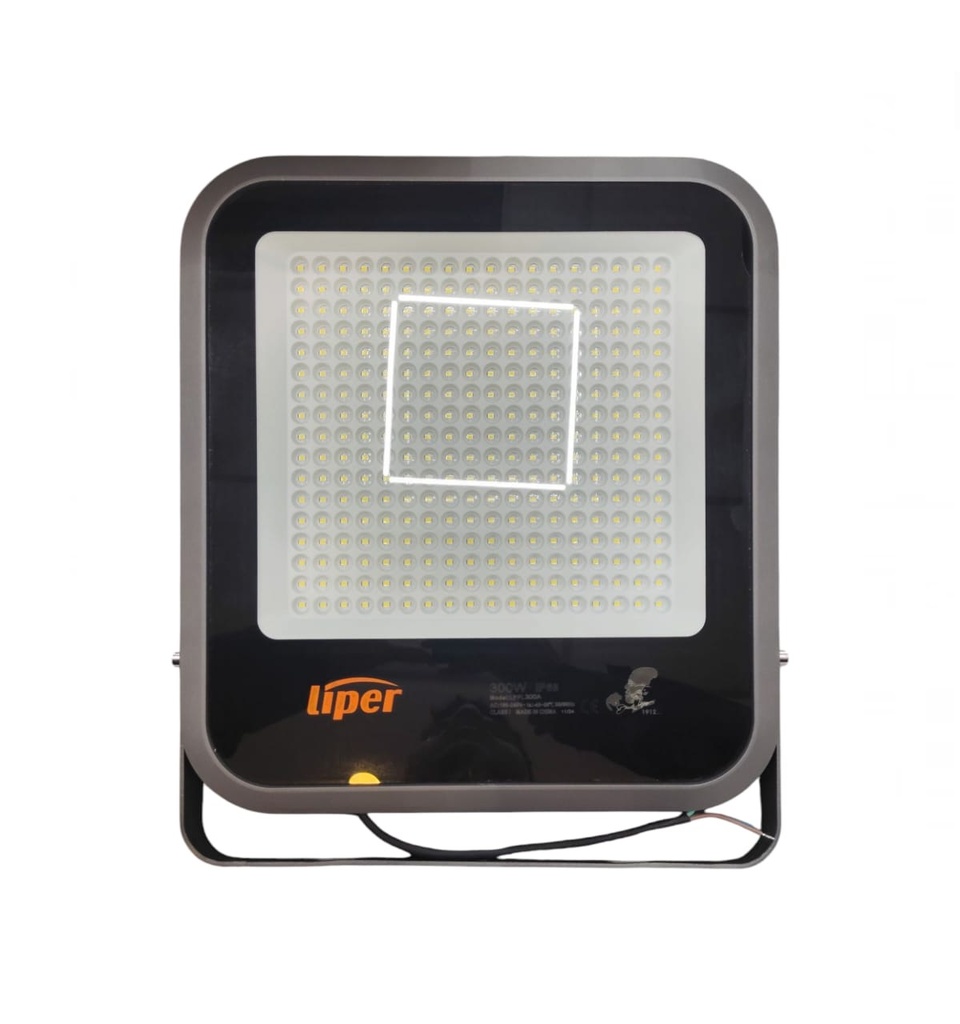REFLECTOR LED 300 W AC 100-240V 6500K IP66 30.000 LM C/ GRIS-NEGRO REF LPFL-300BT02 / LPFL300A LIPER