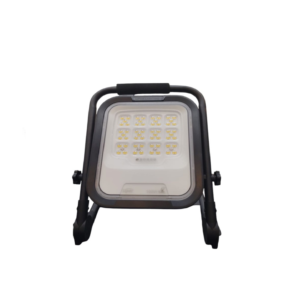 REFLECTOR LED PORTATIL RECARGABLE 100W 6500K IP65 3.7V 1000LM 4400MAH 4 MODOS REF LPWL-100HW01 LIPER