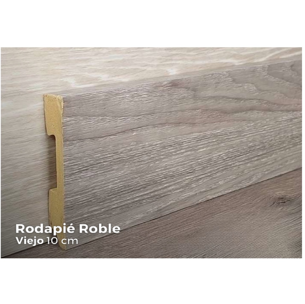 RODAPIE / ZOCALO PARA PISOS SPC CLICK ROBLE VIEJO 10 CM X 2,40 MTS ESP 15 MM REF JT38B1658EM EXTREME