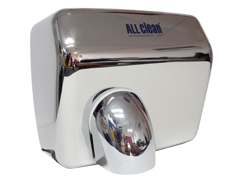 SECADOR DE MANO C/BOTON ACERO INOX. (ALTO TRÁFICO) 27,50 X 20 X 23 CM REF-NJ-F-848 NJF848 MARCA ALL CLEAN