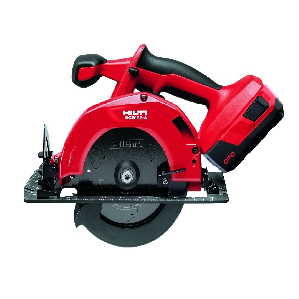 SIERRA CIRCULAR 7 1/2" INALAMBRICA BAT 22V + CARG 5800 RPM MOD. SCW 22-A REF. 2149905 / 2315450 MARCA HILTI