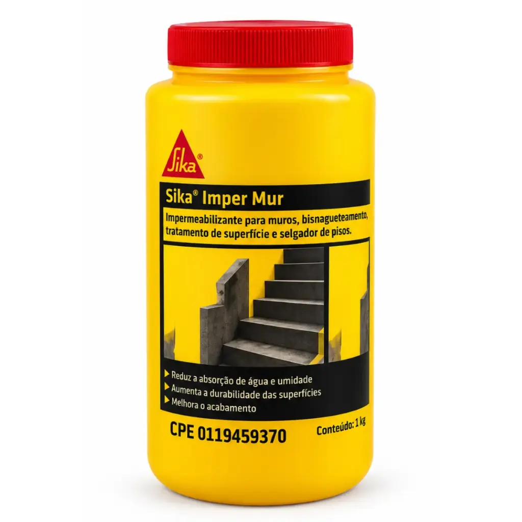 SIKA IMPERMUR 1 LITRO P/IMPERMEABILIZACION MORTEROS REF.110522 COD.008374 MARCA SIKA