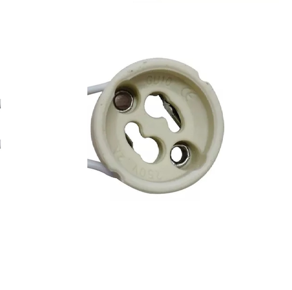 SOCATE DE PORCELANA PARA BOMBILLO DICROICO REF. SOC-09 MARCA FERMETAL/GENERICO