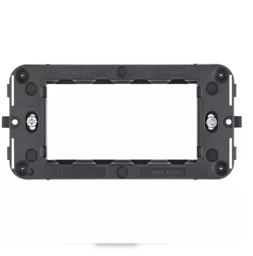 SOPORTE CON TORNILLOS 4 MODULOS REF. 09614 SERIE NEVE MARCA VIMAR