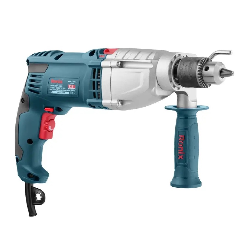 TALADRO PERCUTOR 1/2" 1050 W 110 V 200 / 3200 RPM REF. 2221V / 220250 MARCA RONIX