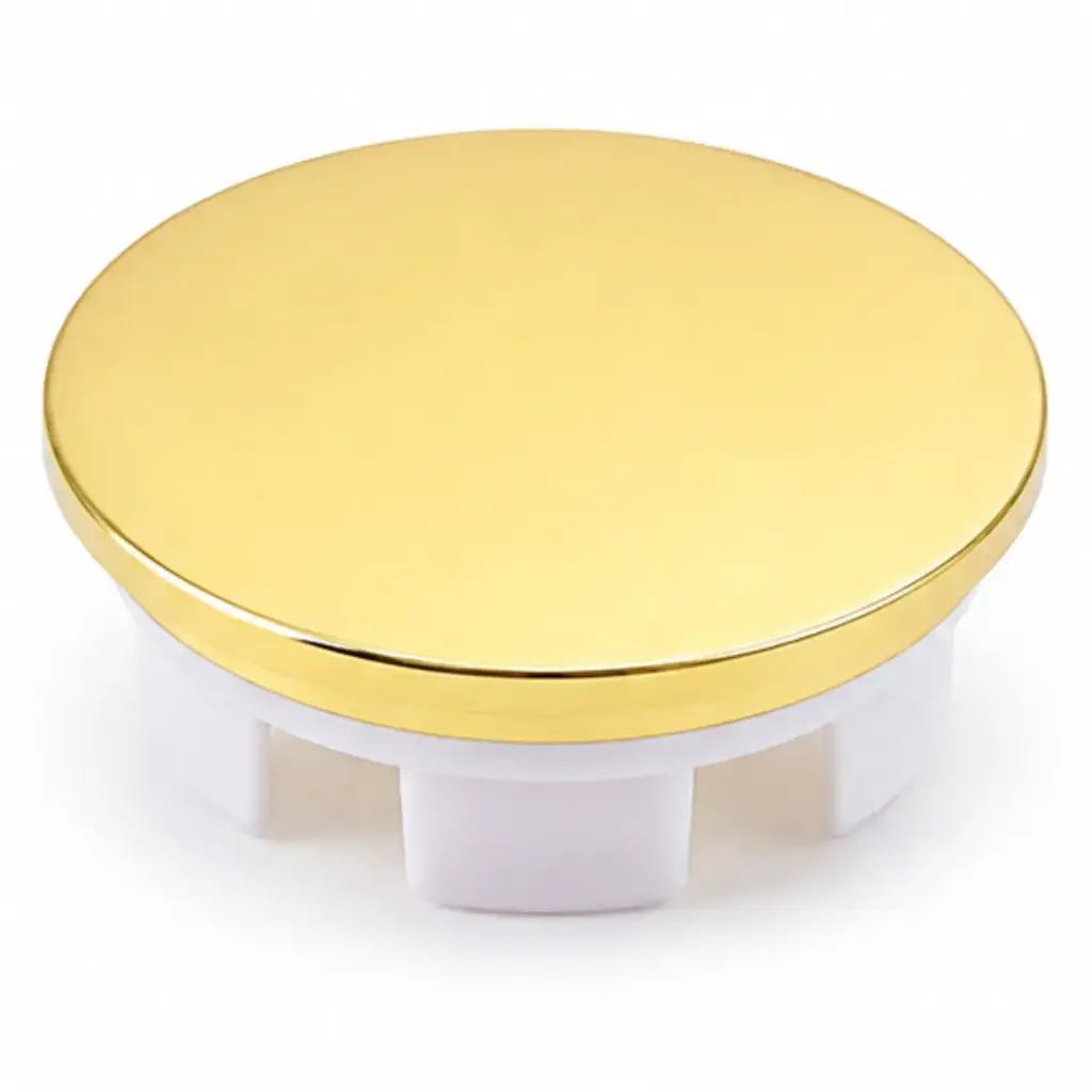 TAPA / TAPON REDONDO PARA DESAGUE DE LAVAMANO COLOR YELLOW REF 101-3 MARCA UNIQUE