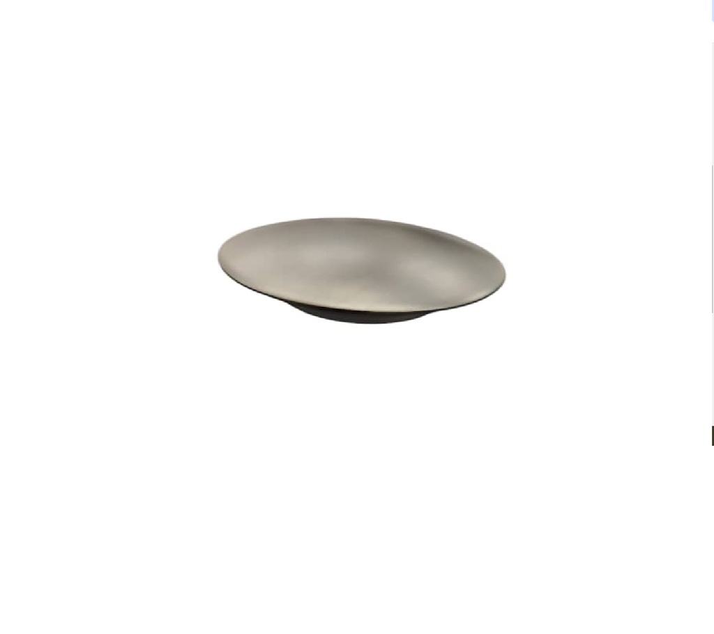 TAPA / TAPON REDONDO PARA DESAGUE DE LAVAMANO COLOR GUNMET REF. 101-1 MARCA UNIQUE
