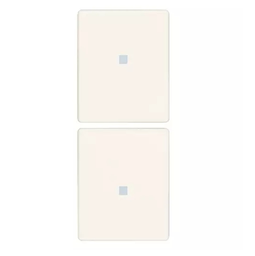 TECLA / 2 MEDIAS TECLAS INTERCAMBIABLES 1 MOD SIMBOLO PERSIANA COLOR BLANCO LINEA REF.31480.B VIMAR