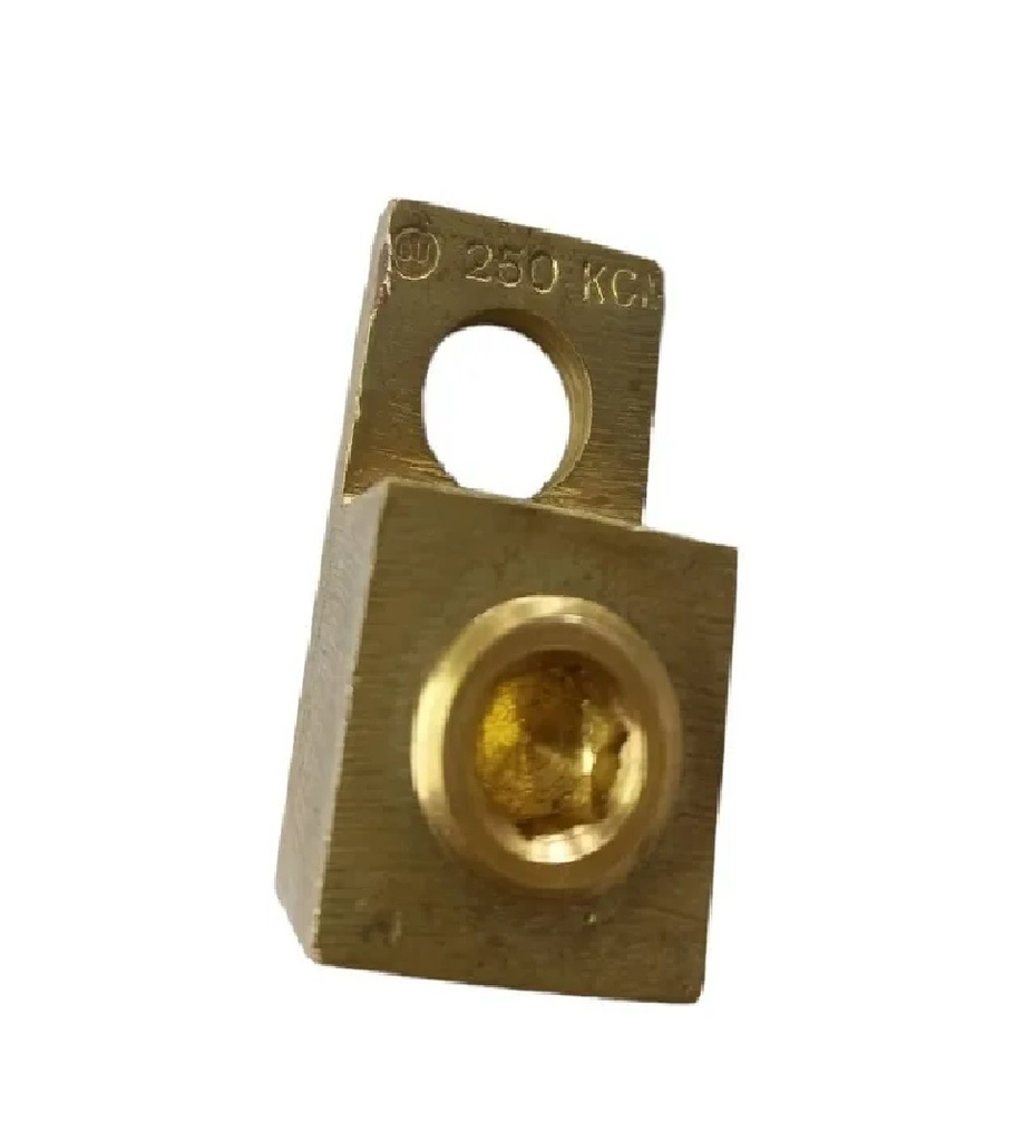 TERMINAL ZAPATO DE COBRE P/ CABLE 6 AWG - 250 MCM # BKBL250 REF. TER0080003 MARCA ANDELI