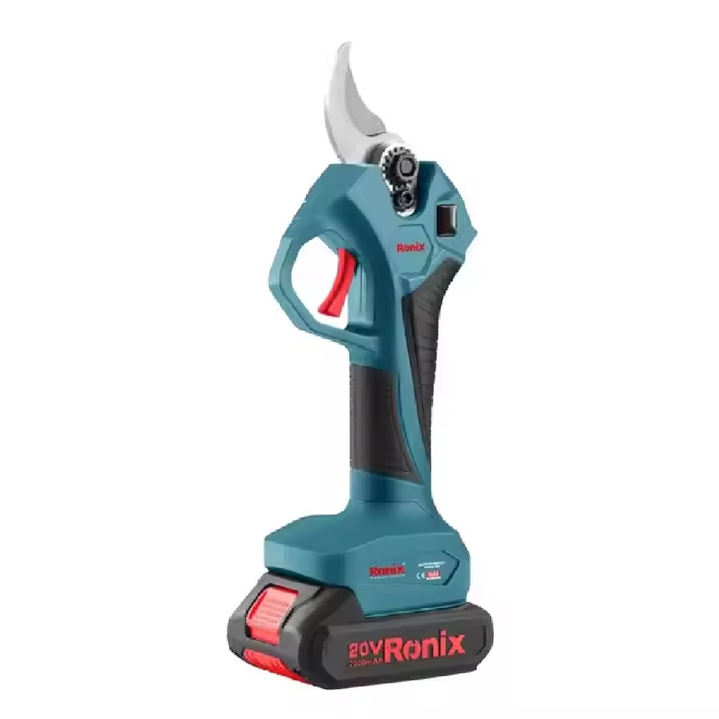 TIJERA PODADORA INALAMBRICA 20 V 600 W 2000 MAH 28 MM C/ CARG+ BAT REF. 8660 / 606519 MARCA RONIX