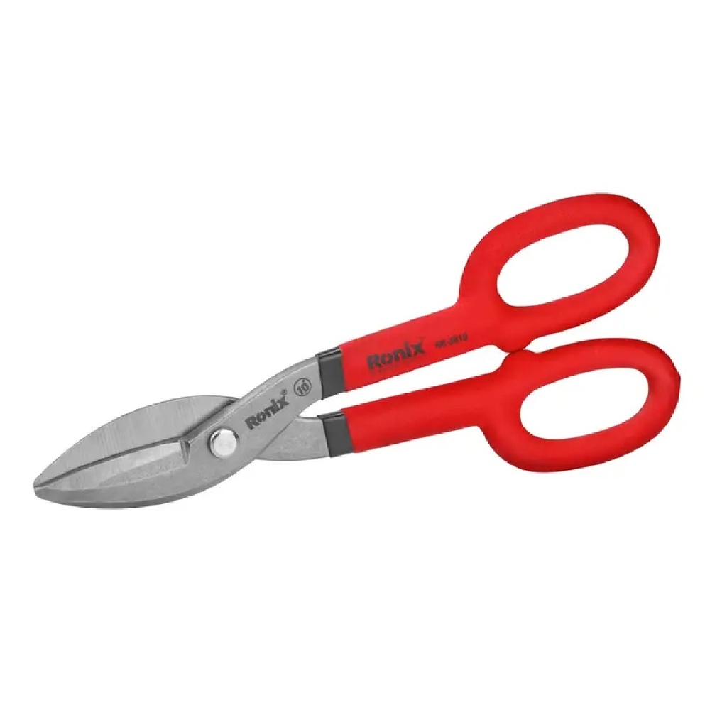 TIJERAS DE HOJALATA 10" ACERO FORJADO MANGO DE FIBRA DE VIDRIO REF . RH-3910 MARCA RONIX