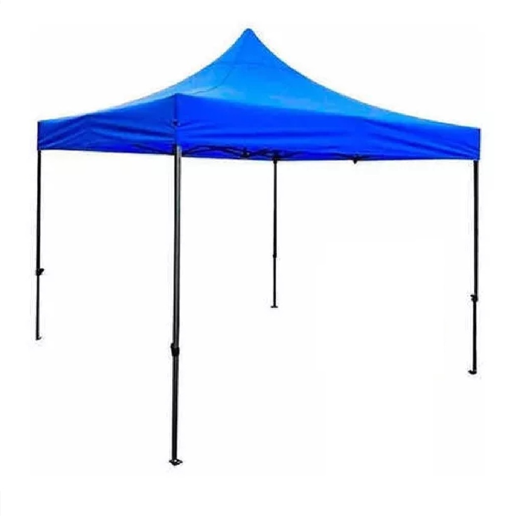 TOLDO PLEGABLE IMPERMEABLE DE 3 X 3 MTS COLOR AZUL REF. 57-37-013 / 06-07-067 MARCA BASIC LIVING
