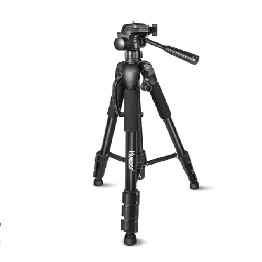 TRIPODE COMPACTO PARA LASER DE NIVELACION 56" ROSCA 1/4" Y 5/8" REF. TPD14 MARCA HUEPAR