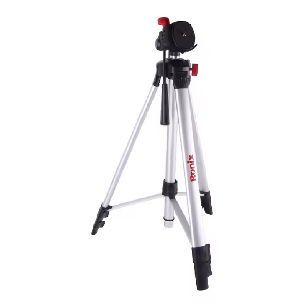 TRIPOIDE DE NIVEL LASER ALTURA EXTENSIBLE 61" MONTAJE DE ROSCA 1/4" C/ ADAP 5/8" REF. RH-9590 RONIX