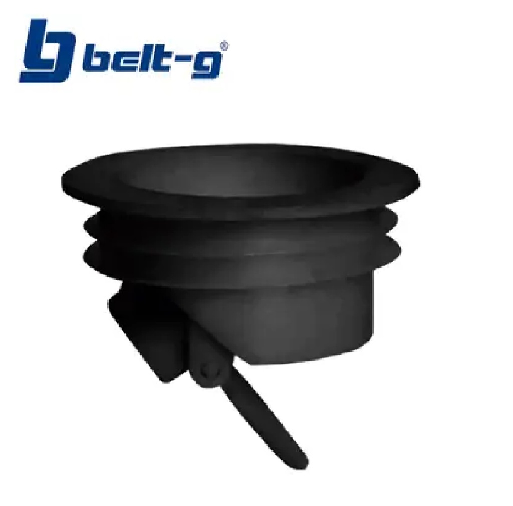 VALVULA ANTI-OLORES - ANTICUCARACHAS P/ INODORO / CENTRO PISO NEGRO REF. GRI-0706 / 010823 BELT-G