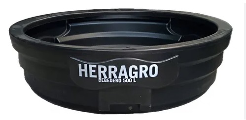 BEBEDERO DE PLASTICO 500 LTS CIRCULAR 1.44 MTS X PROF. 35CM C/FLOTANTE REF. 43900500 MARCA HERRAGRO
