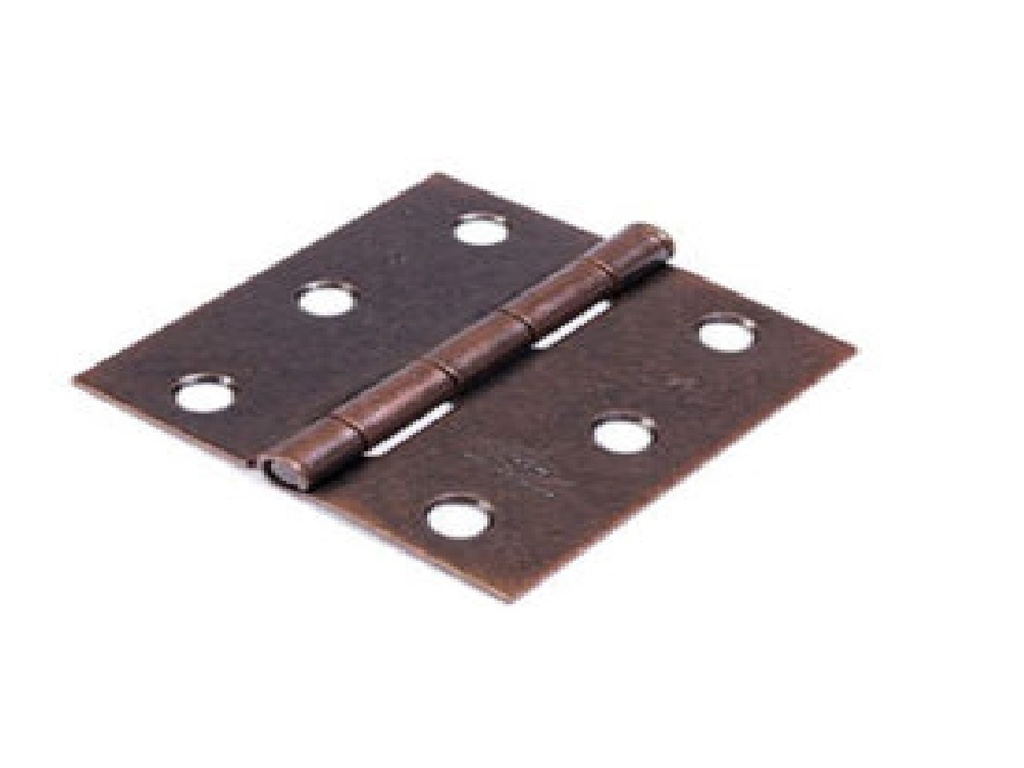 BISAGRA NUDO CABEZA PLANA BRONCE DE 4 X 4" CAL.14 ( PAR ) REF. T1106-0164 MARCA INDUMA