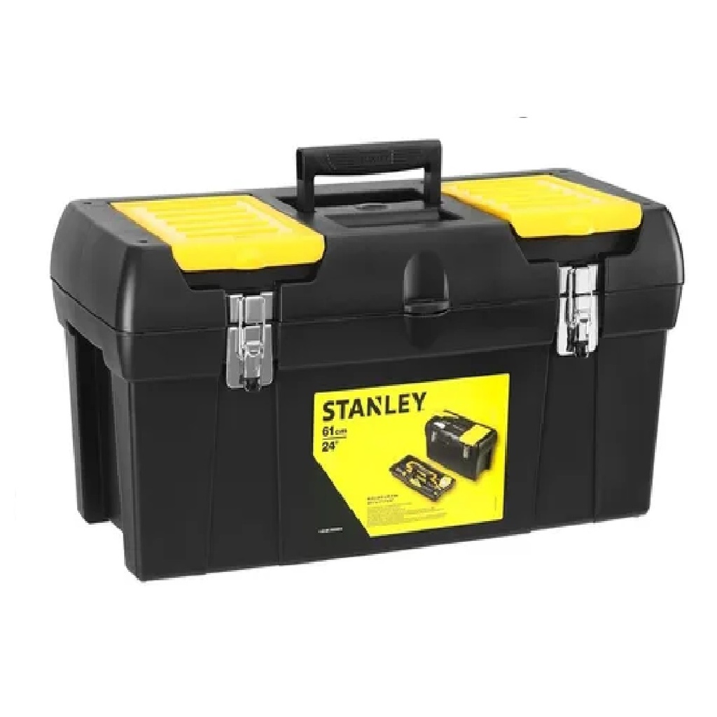 CAJA DE HERRAMIENTA PLASTICA C/BANDEJA 19 1/4" X10 1/8" X 9 3/4" REF. 019151M /928983 MARCA STANLEY