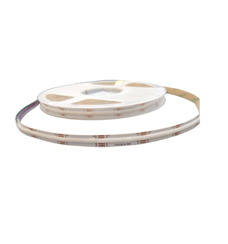 CINTA LED COB 12W/M 10 MTS 24VDC RGB IP20 SIN TRANSFORMADOR REF.006404 / COB-576D-12W MARCA HEA LIGHT