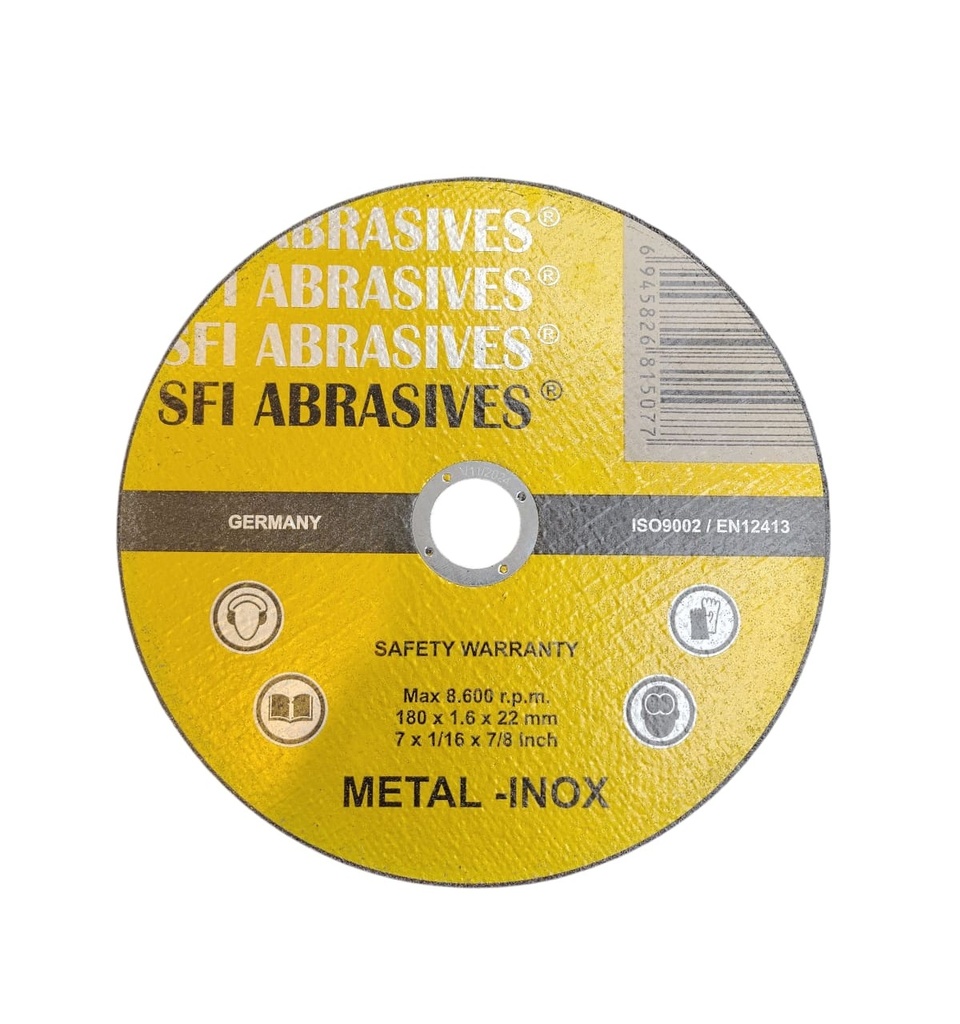 DISCO DE CORTE EXTRAFINO 7" X 1/16" X 7/8" REF. 815077/ 19003 MARCA SFI