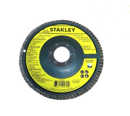 DISCO FLAP 4 1/2" GRANO 40 REF. STA4040FZ-BR DIS-770 MARCA STANLEY/NA26014