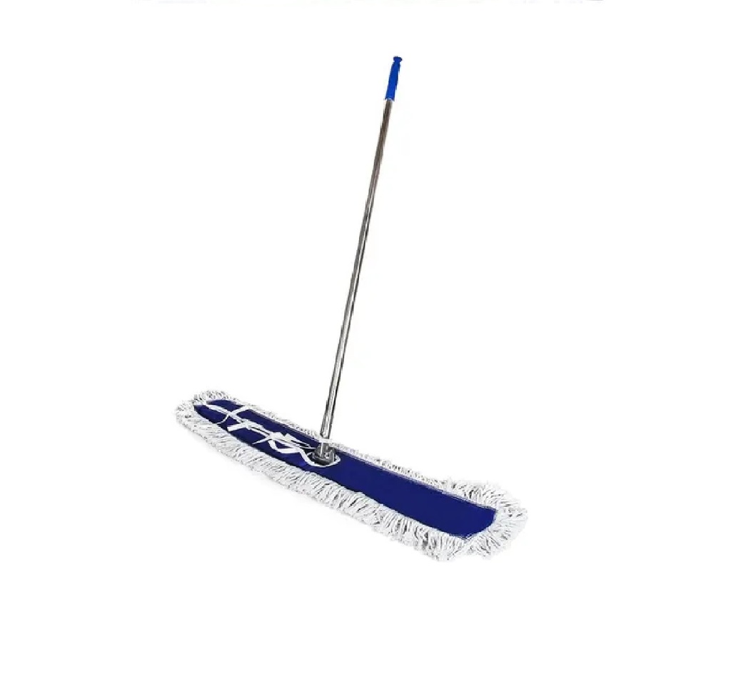 DRY MOP INDUSTRIAL / MOPA BRILLADOR COMPLETA 24" CON CABO 1.20 MT X 60 CM REF. Y7012 MARCA ALL CLEAN