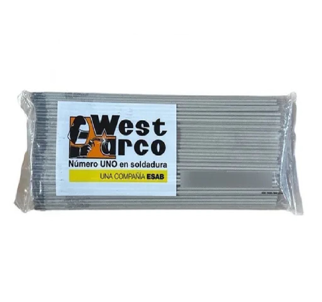 ELECTRODO GRIS NRO. 308 ACERO INOXIDABLE 1/8" 1KG REF. 308-AI18 MARCA WESTARCO
