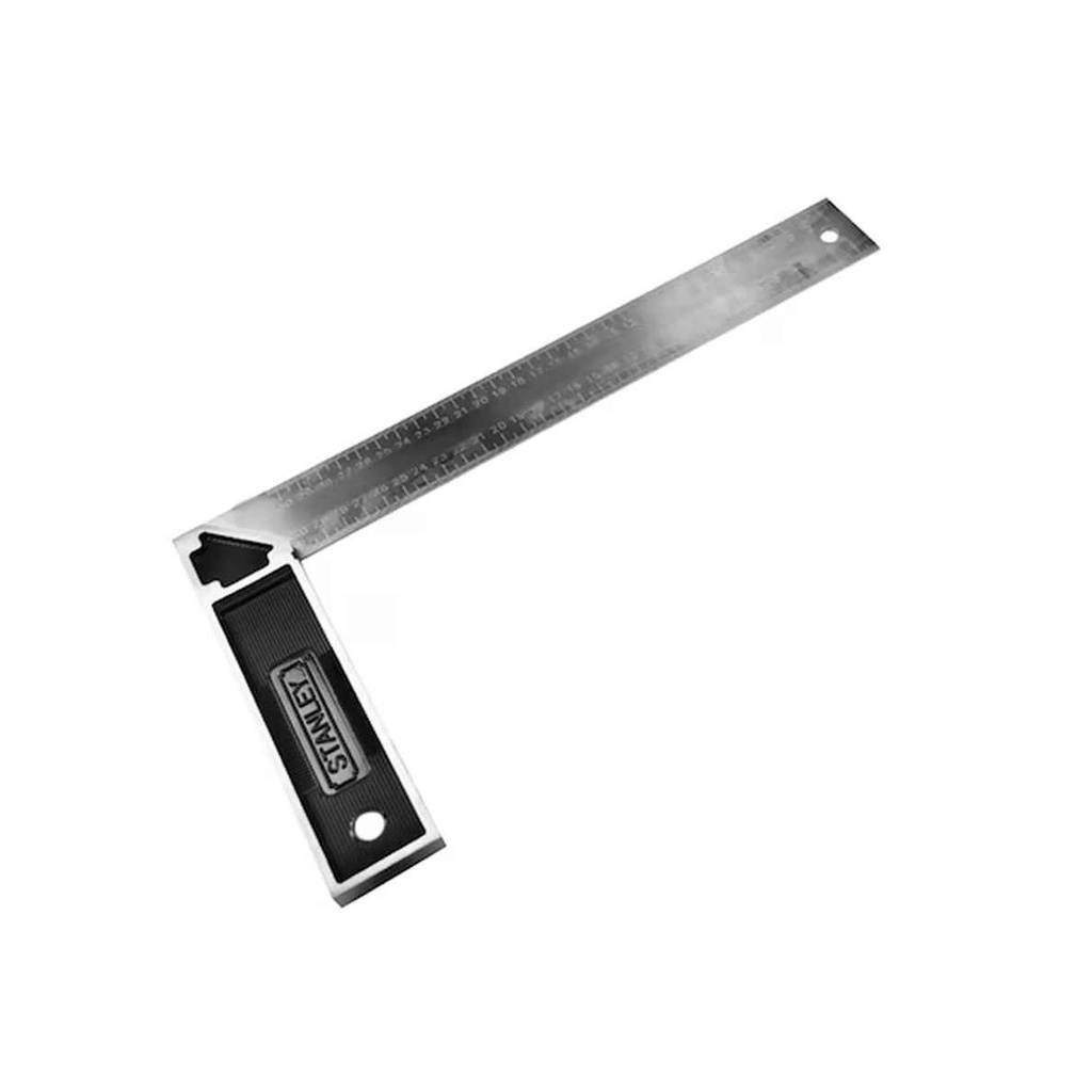 ESCUADRA PROFESIONAL 100% METALICA 12" REF. 46-536 / 465366 MARCA STANLEY
