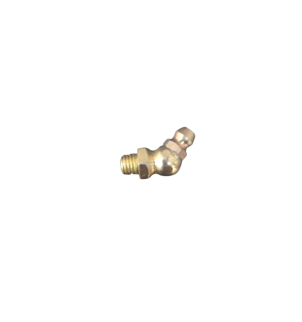 GRASERA EN ACERO CODO 45° 1/4"- 28 SAE U.N.F 13 ( UNIDAD ) REF. 013925 COD. GH0013 MARCA MEJIA