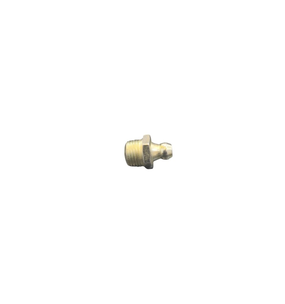 GRASERA EN ACERO RECTA ROSCA 1/8"- 27 PTF N.P.T 10 ( UNIDAD ) REF. 001662 COD. GH0010 MARCA MEJIA