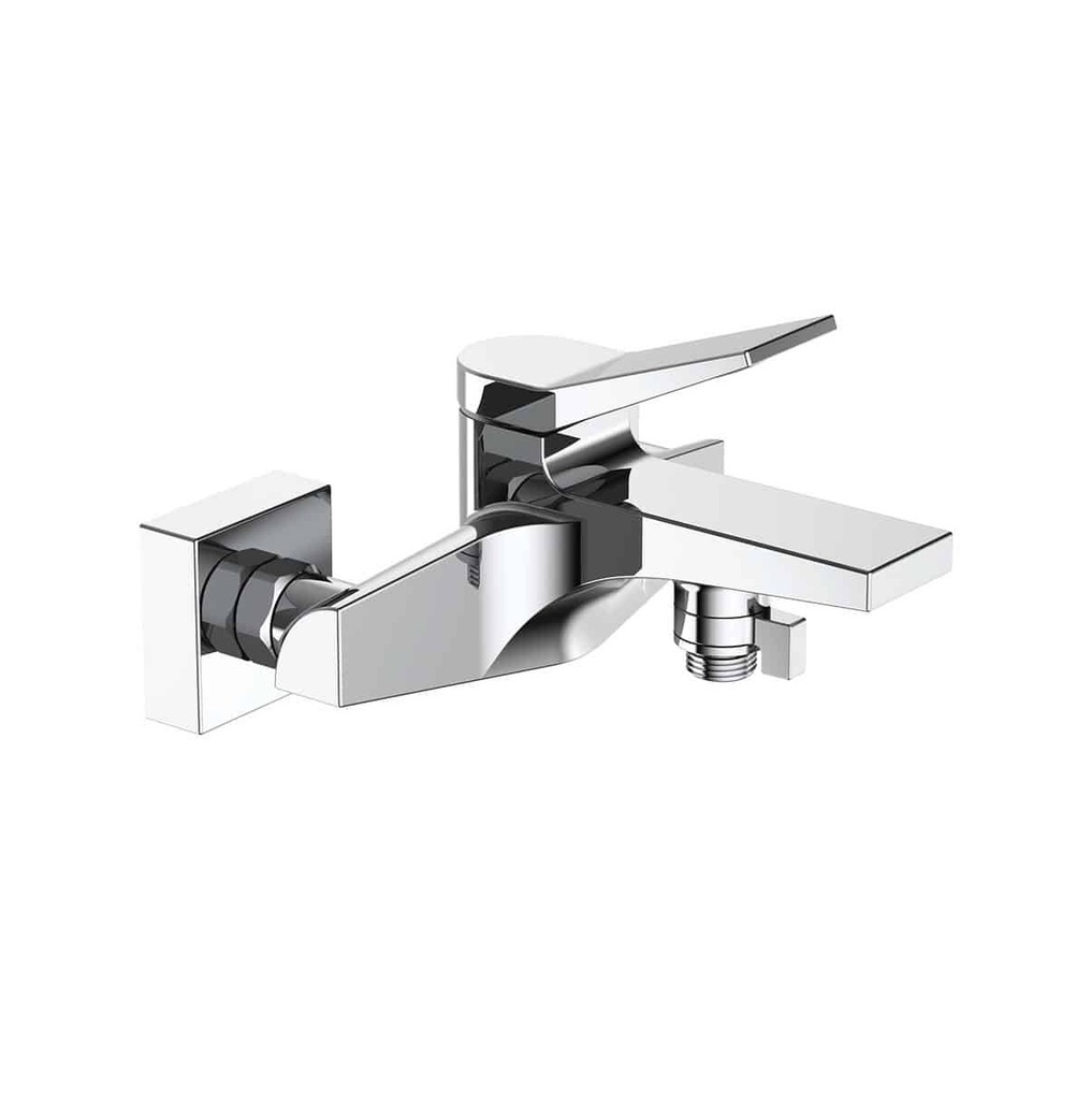 GRIF. MONOMANDO PARED P/DUCHA CROM. C/DESVIADOR DE TINA SALIDA DE DUCHA SERIE DADO REF. M146 MHILER