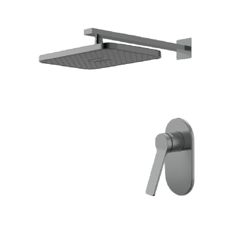 GRUPO PARA DUCHA MONOMANDO BRAZO + REGADERA SERIE GREY REF. 32GDU020 / 076483 MARCA FP