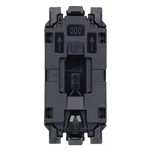 INTERRUPTOR SENCILLO ALINEADO (TACO) 1P 10 AX 110-250V SIN TECLA SERIE LINEA REF. 30000 MARCA VIMAR