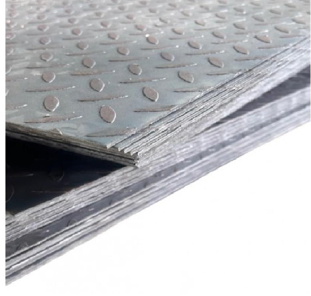 LAMINA ESTRIADA 1.20 X 2.40 MTS X 2.50 MM (51,78) MARCA UNICO