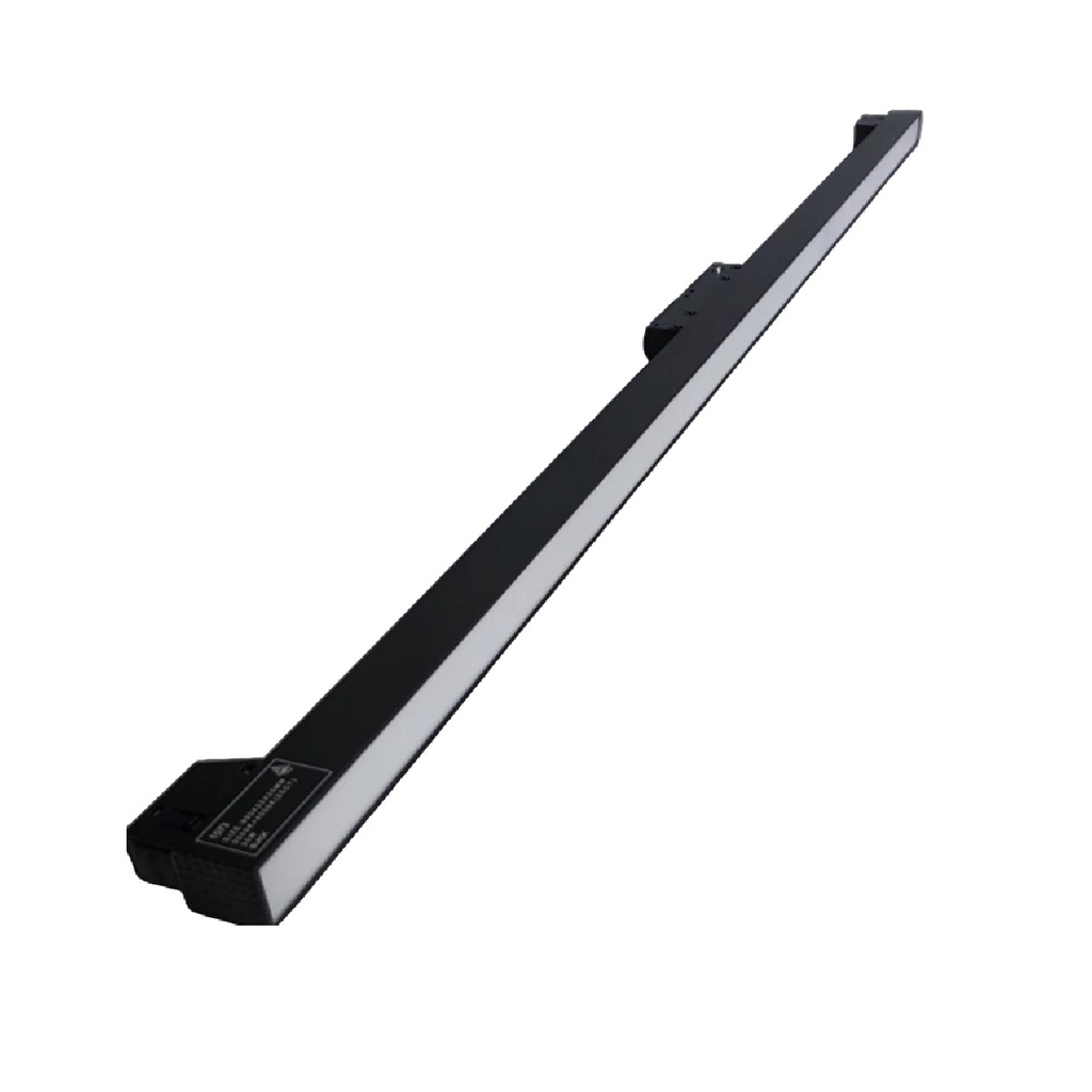 LAMPARA LINEAL DIFUSA 30 W 48V 3000K-4000K 900 X 22X 25MM 1200LM NGO P/RIEL MAGNETICO COLOR NEGRO REF. EF-1573 EFECTO