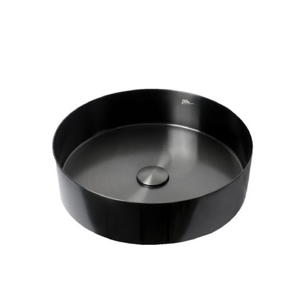 LAVAMANOS REDONDO DE SOBREPONER ACERO INOX 40CM DE DIAMETRO DARK GREY REF. WBTDNMBG MARCA BM