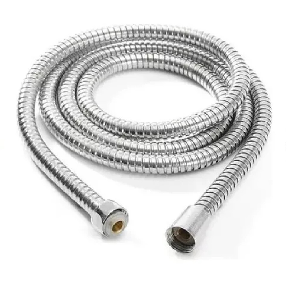 MANGUERA / CANILLA DE CONEXIÓN 1/2" X 1/2" X 1.20 MTS ACERO INOXIDABLE REF. M4131 MARCA MHILER