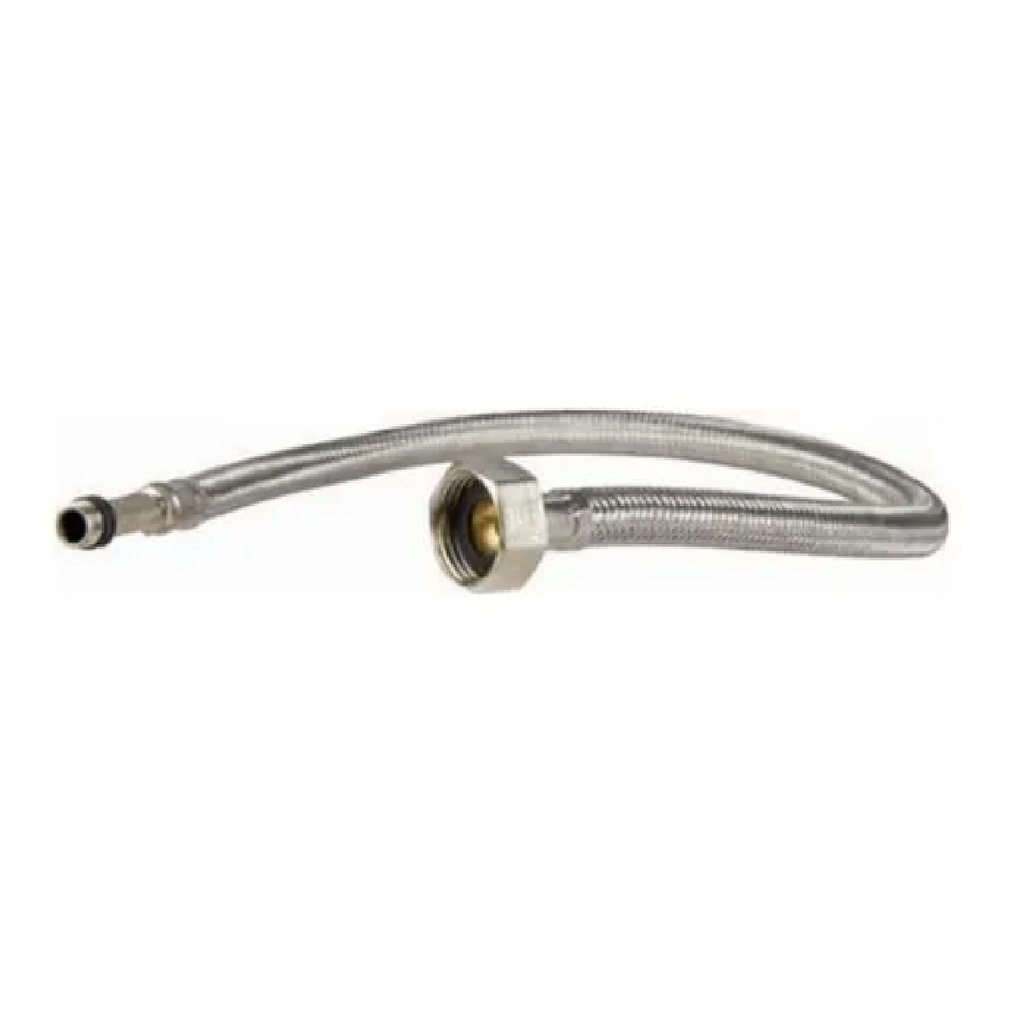 MANGUERA / CANILLA DE CONEXIÓN 1/2" X M10L X 60 CM BRASS NYLON ( MONOMANDO ) REF. M4125 MARCA MHILER