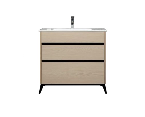 MUEBLE PARA BAÑO EN PVC 60 CM X 47 CM X 85 CM COLOR ROBLE CON LAVAMANO REF. MUE-35 MARCA UNIQUE