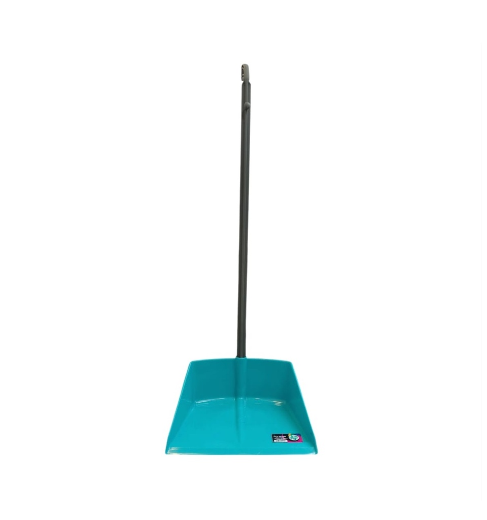 PALA GRANDE PARA BASURA CON CABO PLASTICO COLOR TURQUESA/VERDE REF. 40401012 COD. 000548 PALMA REAL