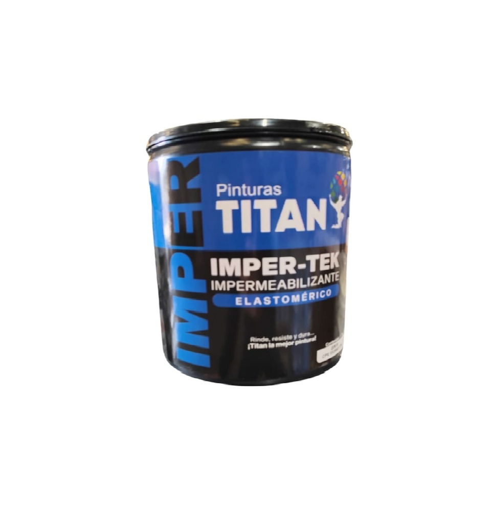 PINTURA ELASTOMERICA IMPERMEAB. IMPER-TEK 1 GALON ( 3,78 L ) GRIS REF. CIT-600-10 MARCA MANPICA