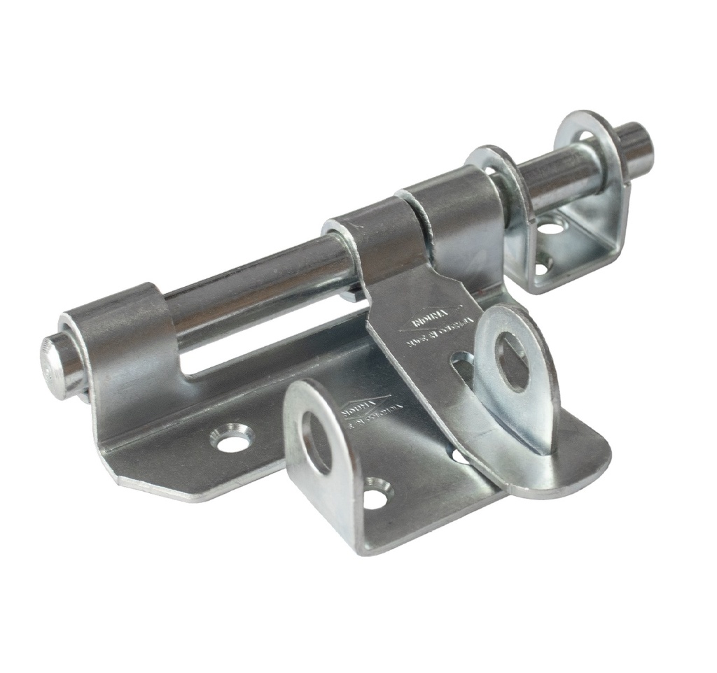 PASADOR PORTA CANDADO DE 4 1/2" ZINCADO CAL 14 CT REF. T1504-0003 MARCA INDUMA