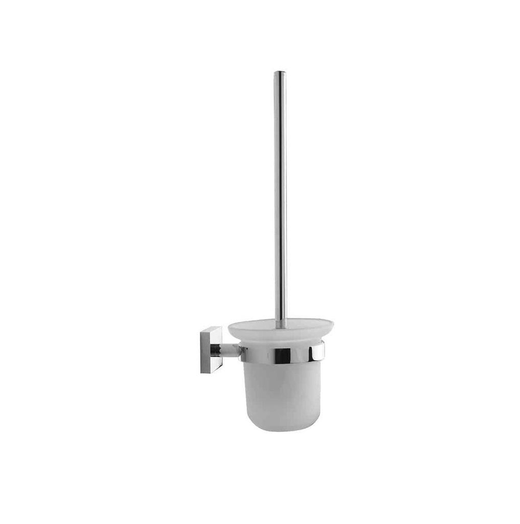 PORTA CEPILLO SANITARIO PARA WC 37 CM SERIE DADO CROMADO REF. M2261 MARCA MHILER