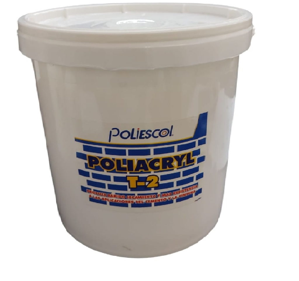 RESINA POLIACRYL T-2 IMPERMEABILIZANTE 1 GALON REF. 1GL / 08-03007 MARCA POLIESCOL