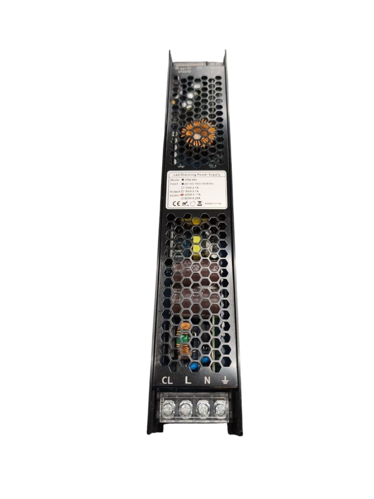 TRANSFORMADOR / DRIVER DE ENERGIA/FUENTE DE PODER 48V 200W ATENUABLE HRS-48V REF. LUM-48VD LUMIND