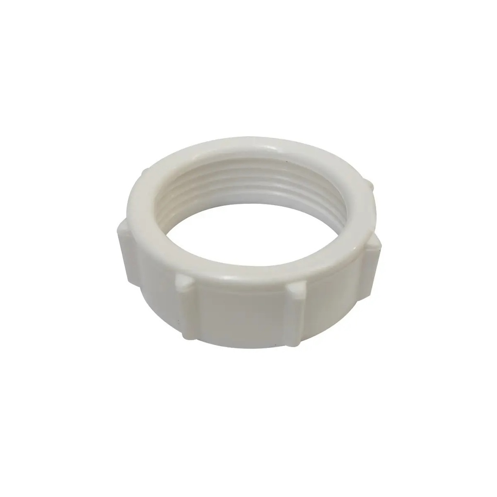 TUERCA PARA SIFON DE LAVAMANOS PLASTICO 1 1/4" PARA UNION DE JUNTA REF. M4217 / 031071 MARCA MHILER